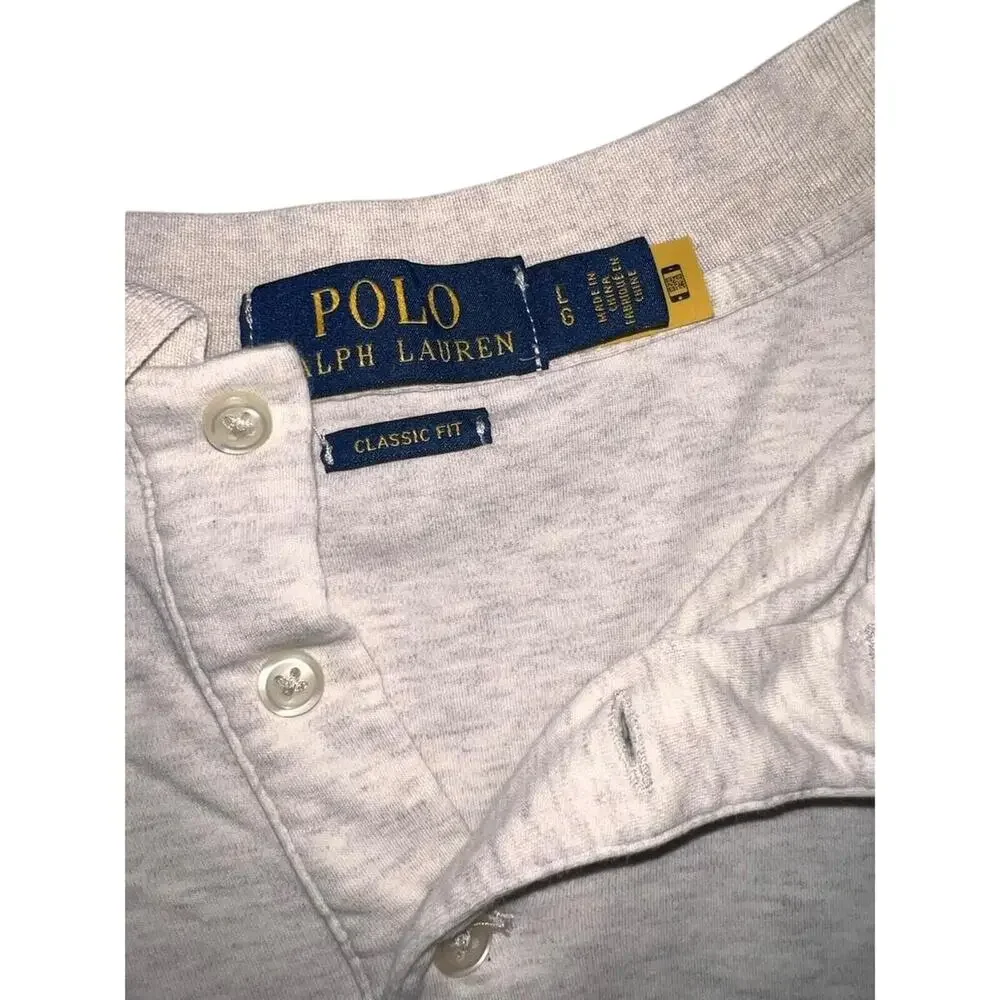 Mens Polo Ralph Lauren Cream Classic Fit Size L
